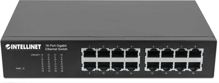 Intellinet Desktop Gigabit Switch, 16x RJ-45