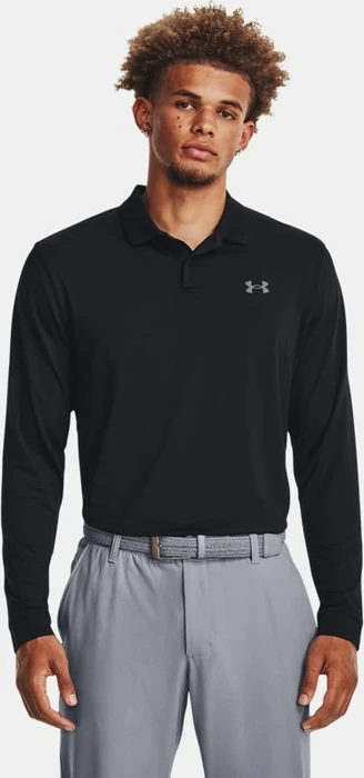 Under Armour Matchplay Poloshirt langarm black/pitch gray (Herren)