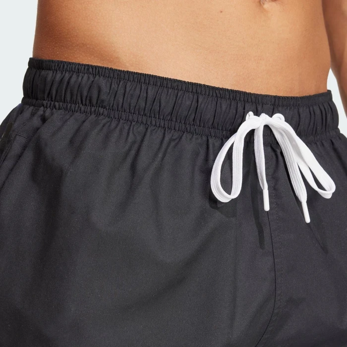 adidas Essentials Logo CLX Badeshorts schwarz/weiß (Herren)