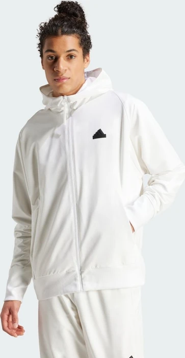 adidas Z.N.E. Woven Zip Hoodie weiß (Herren)