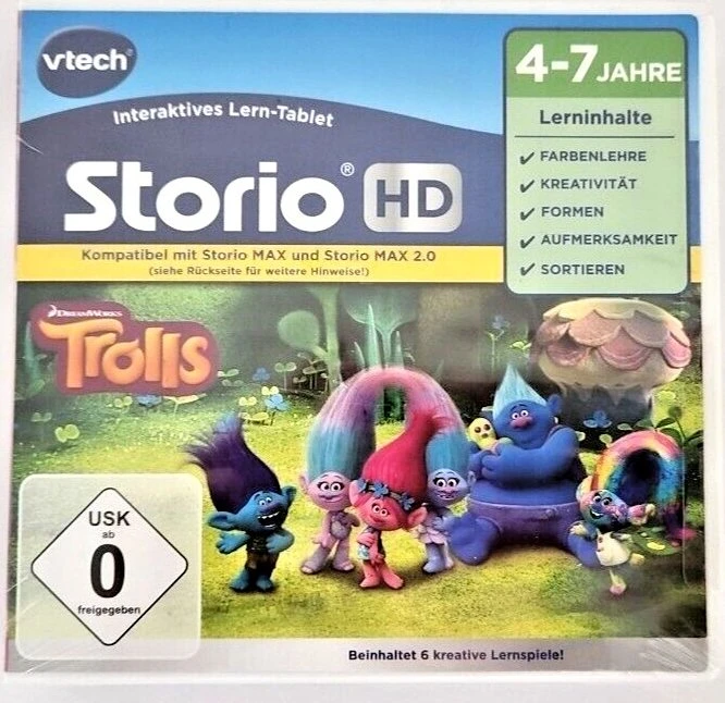 VTech Storio HD Lernspiel Trolls (80-271004)