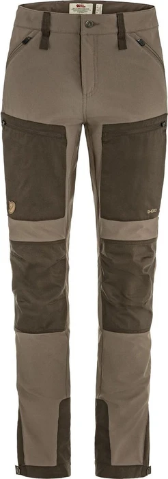 Fjällräven Keb Agile Hose lang suede brown/dark olive (Damen)