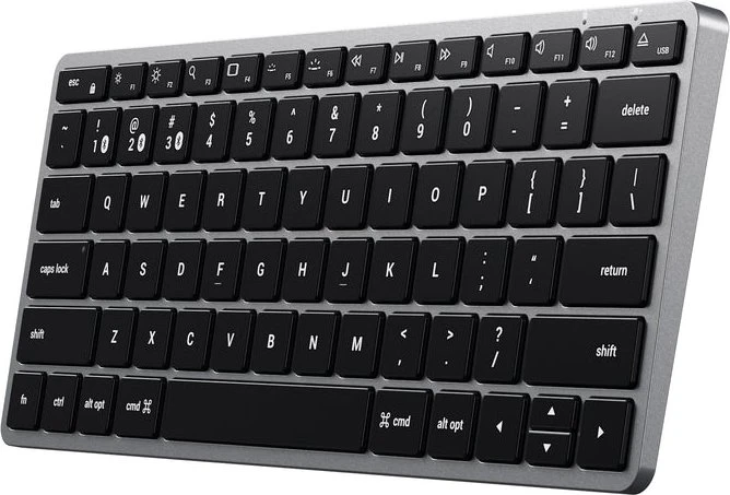 Satechi Slim X1 Backlit Keyboard, schwarz/grau, Bluetooth, US