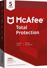 McAfee Total Protection, 5 User, 1 Jahr, PKC (multilingual) (Multi-Device) (MTP21MNR5RAAT)