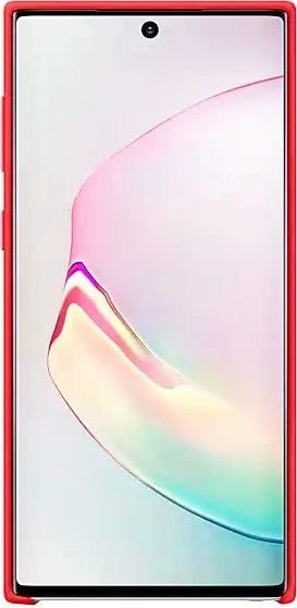Samsung Silicone Cover für Galaxy Note 10 rot