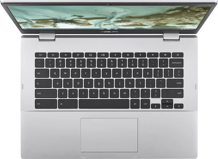 ASUS Chromebook CX1400CNA-BV0170, Transparent Silver, Celeron N3350, 8GB RAM, 64GB Flash, DE