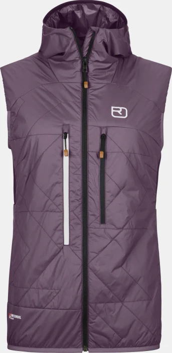 Ortovox Swisswool Piz Boè Funktionsweste wild berry (Damen)