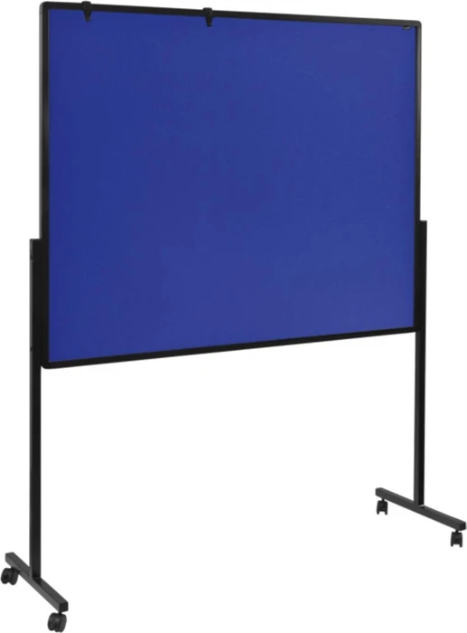 Legamaster mobiles Whiteboard, mit Pinnwand, weiß/blau, 150x120cm
