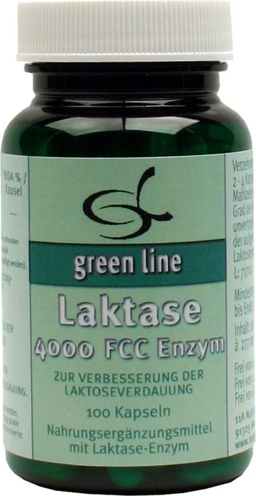 11A Nutritheke Laktase 4000 FCC Enzym Kapseln, 100 Stück