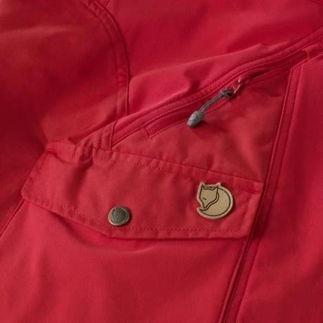 Fjällräven Nikka Curved Hose kurz rot (Damen)