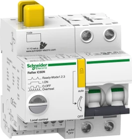 Schneider Electric Reflex iC60N Ti24 16A 2P D, Fernschaltbarer Leitungsschutzschalter