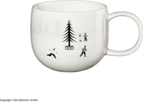 ASA Selection joy snow tracks Becher mit Henkel skating ice