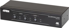ATEN 2x2 4K HDMI Matrix Switch mit Audio De-Embedder