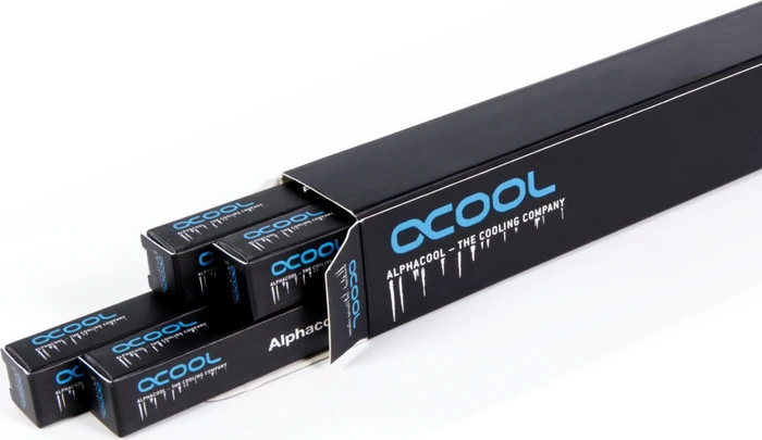 Alphacool Eisrohr HardTube PETG Rohr, 80cm 12/9mm, klar, 4er-Pack