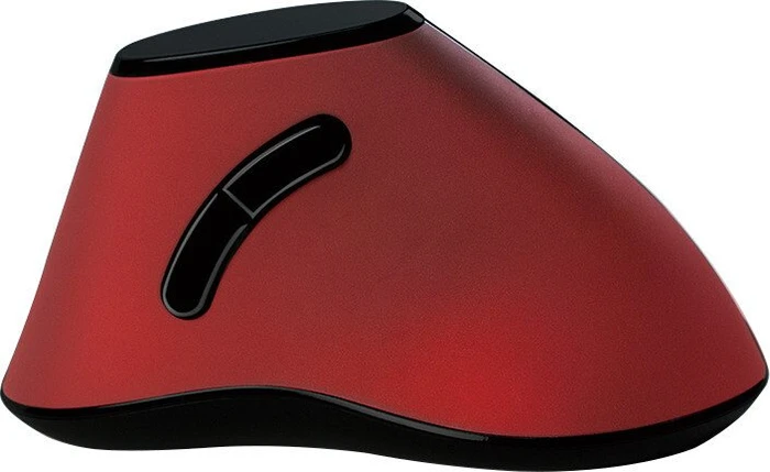 Typhoon Wireless Ergonomic Vertical Mouse, rot, USB