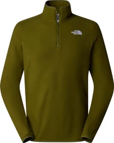 The North Face 100 Glacier Fleece 1/4 Zip Funktionsshirt langarm forest olive (Herren)