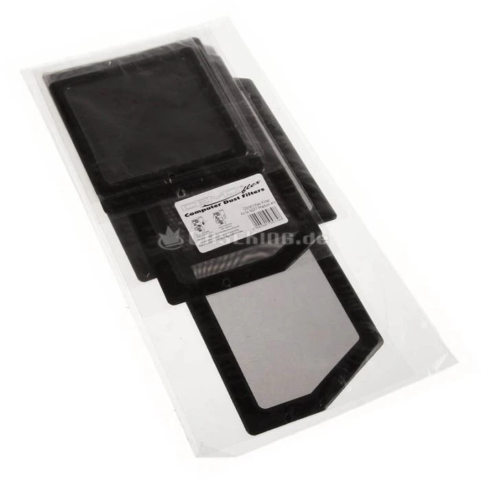 DEMCiflex Staubfilter Set für NZXT Phantom 410 schwarz/schwarz