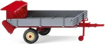 Wiking Fortuna Stalldung-Breitstreuer silber/karminrot