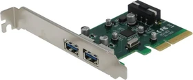 Sedna SE-PCIE-USB31-2-2A-AS-LP, 2x USB-A 3.1, PCIe 2.0 x4