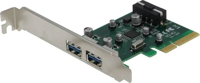 Sedna SE-PCIE-USB31-2-2A-AS-LP, 2x USB-A 3.1, PCIe 2.0 x4