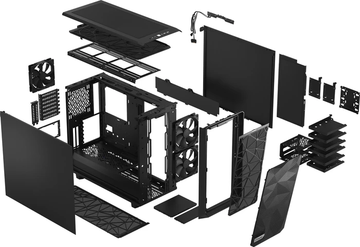 Fractal Design Meshify 2 Black Solid