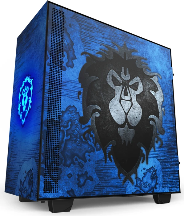 NZXT H510 Alliance CRFT 05, Glasfenster