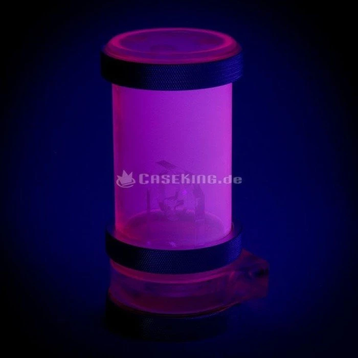 PrimoChill CTR Phase 2 120mm Laing D5, Acetal klar, UV pink