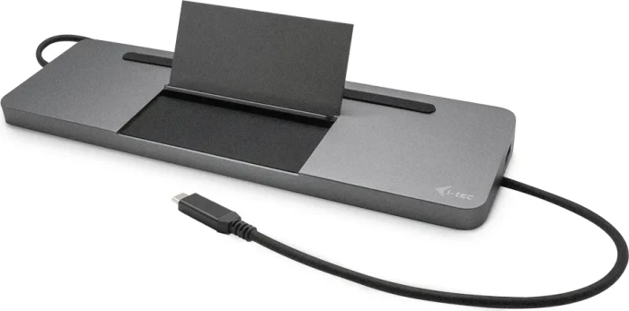 i-tec Metal Ergonomic 4K 3x Display Docking Station, inkl. Netzteil, USB PD 85W, USB-C 3.0 [Stecker]