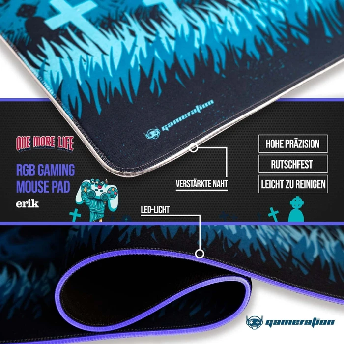 Grupo Erik Editores One More Life XL RGB, 900x400mm, Motiv violett/türkis