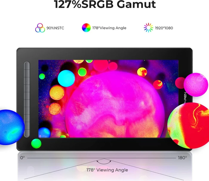 XP-Pen Artist 16 (2. Generation), schwarz