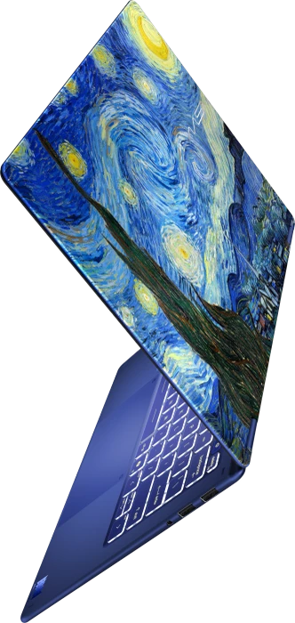 MSI Prestige 14 Flip AI+ The Starry Night-270N, Star Blue, Core Ultra X9 378H, 32GB RAM, 1TB SSD, DE, Vincent van Gogh Edition