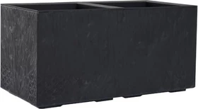 Siena Garden Faro Stone Pflanzkasten 40x80cm grau