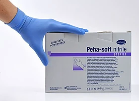 Hartmann Peha-soft Nitrile sterile powderfree Einweghandschuhe S, 50 Stück
