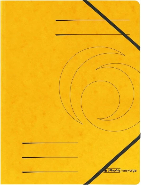 Herlitz Sammelmappe Colorspan mit Eckspanner, A4, gelb
