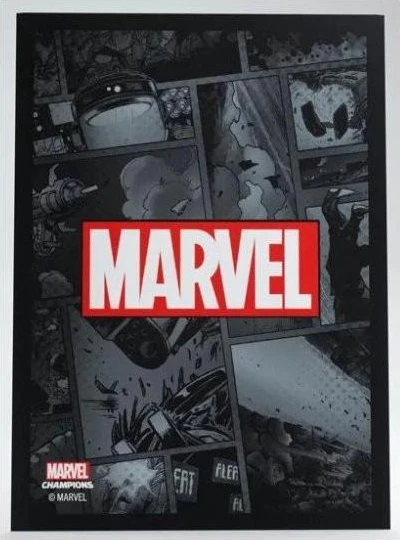 Gamegenic Marvel Champions Art Sleeves Marvel Art Black, 50 Stück