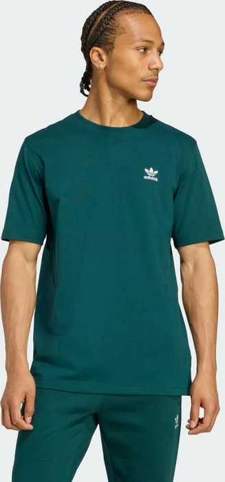 adidas Trefoil Essentials T-Shirt kurzarm aurora ivy (Herren)