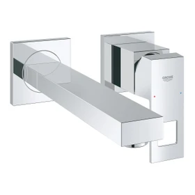 Grohe Eurocube 2-Loch-Waschbeckenarmatur chrom