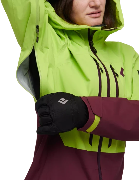 Black Diamond Recon LT Shell Skijacke aloe/blackberry (Damen)