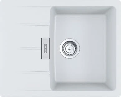Franke Centro CNG 611-62 Einbau Becken reversibel mit Ablauffernbedienung glacier