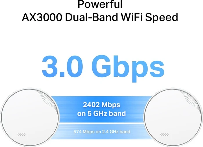 TP-Link Deco X50-PoE, AX3000, 3er-Pack