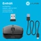 JLab Go Charge Wireless Mouse, schwarz, USB/Bluetooth Vorschaubild