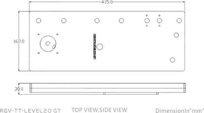 Bykski Thermaltake Level 20 GT Distro-Plate, Verteilerplatte mit Pumpe