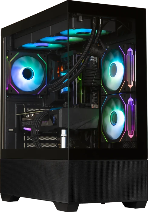 BitFenix CETO Basic Black, 3A, Lüfter LED ARGB, Glasfenster