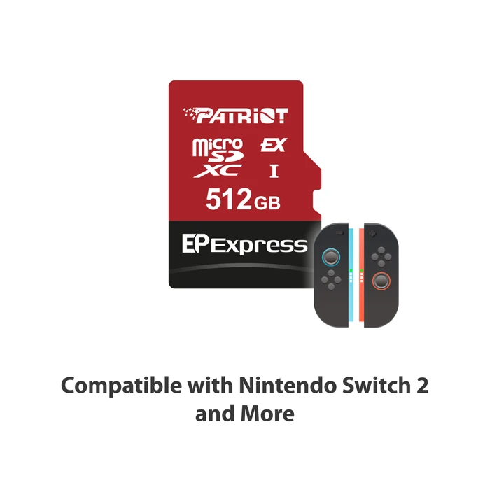 Patriot EP Express R800/W600 512GB, UHS-I U3, A1, Class 10, SD Express EX I