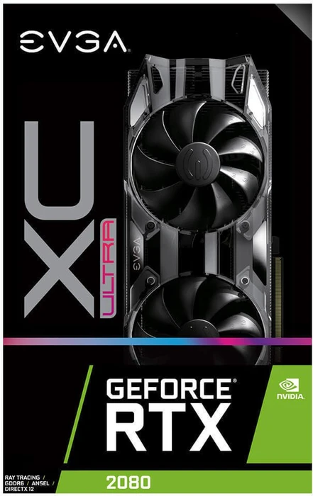 EVGA GeForce RTX 2080 XC Ultra Gaming, 8GB GDDR6, HDMI, USB-C, 3x DP