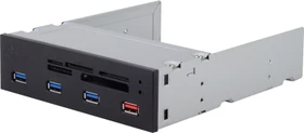 SilverStone FP56 Multi-Slot-Cardreader, USB 3.0 19-Pin Stiftsockel [Buchse]