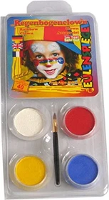 Eulenspiegel Regenbogenclown Schmink-Palette