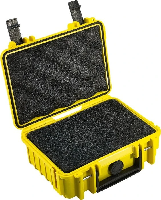 B&W International Outdoor Case Typ 500 PP.23 mit Würfelschaumstoff gelb