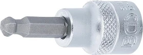 BGS technic Kugelkopf Innensechskant Steckschlüssel 3/8", 6x48mm