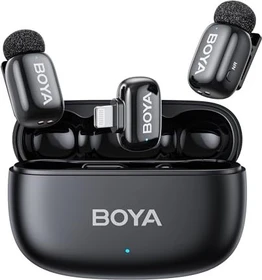 Boya Boya mini 2-03 (Lightning, 2 Mics, Ladeetui) schwarz